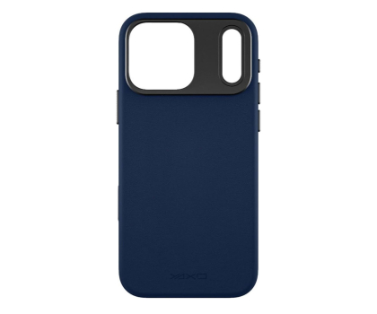 Etui do telefonów YAXO Leather Gear Slim Case MagSafe iPhone 17 Pro Dusky Blue